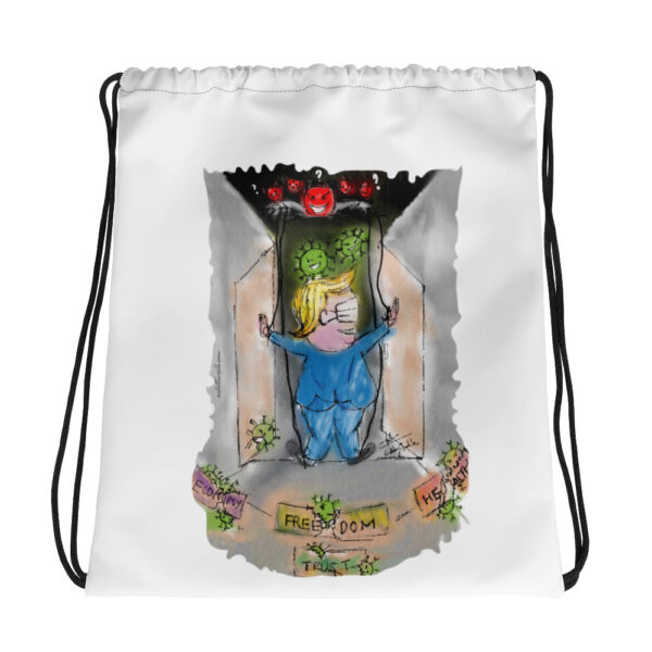 Drawstring Bag - Locked Door