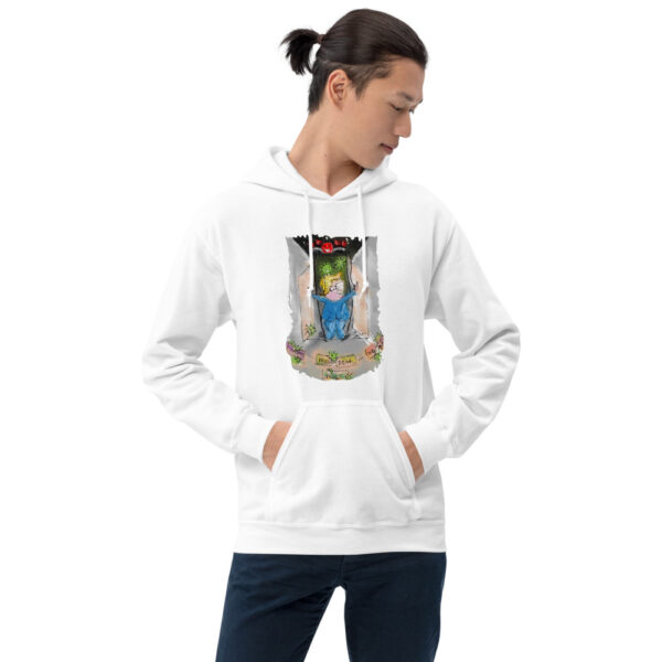 Men Hoodie - Locked Door - Image 8